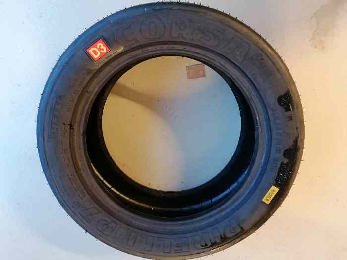 2 pneus pirelli P7 corsa 215/45/15 équivalent 200/575/15 pneu homologué VHC neuf 2