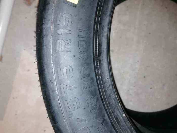 2 pneus pirelli P7 corsa 215/45/15 équivalent 200/575/15 pneu homologué VHC neuf 1