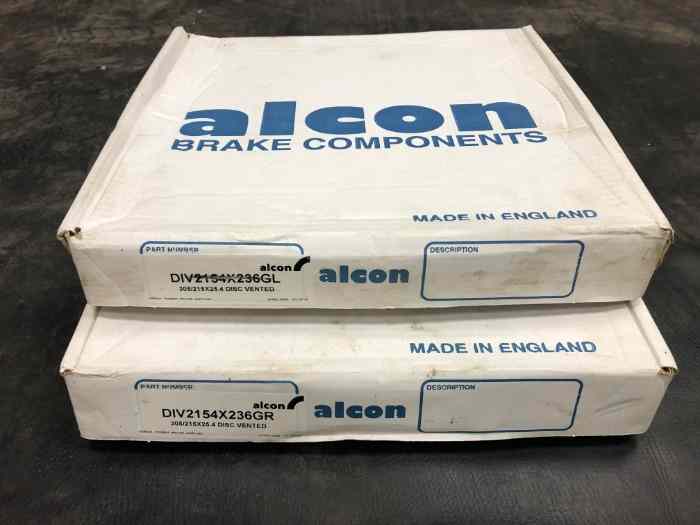 2 DISQUES ALCON 305X25.4MM NEUFS 1