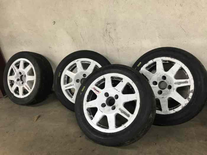 8 jantes speedline 106 kit car
