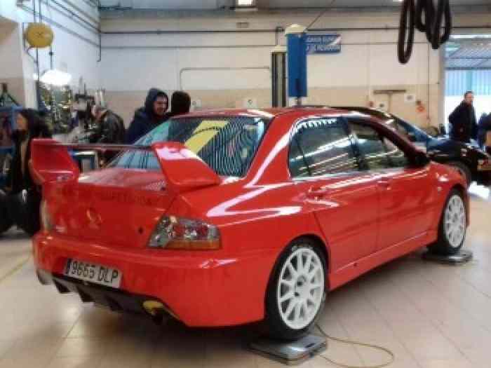 Mitsubishi evo 8 con golpe