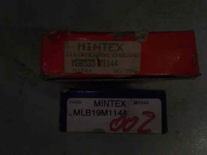 plaquettee mintex 1