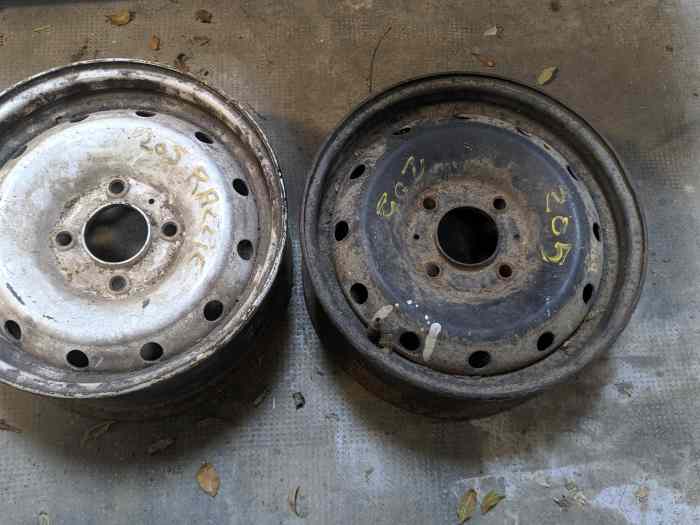 Jantes 205 rallye 13 pouces 1
