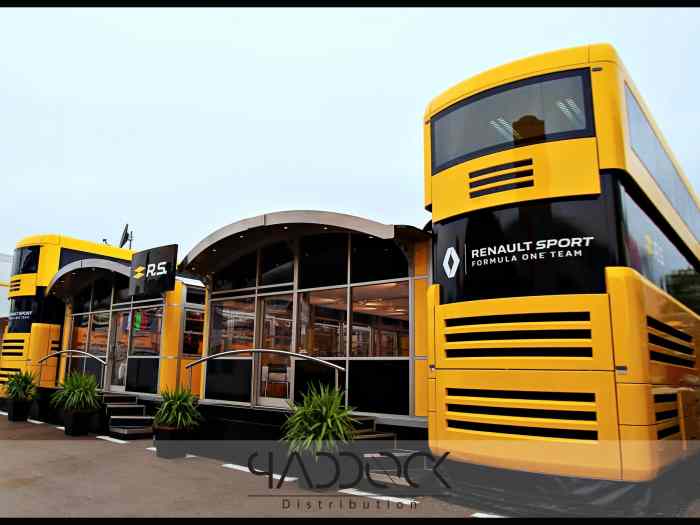 RENAULT F1 TRAILERS FOR SALE BY PADDOCK DISTRIBUTION 0