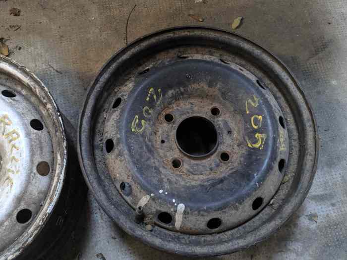 Jantes 205 rallye 13 pouces 3