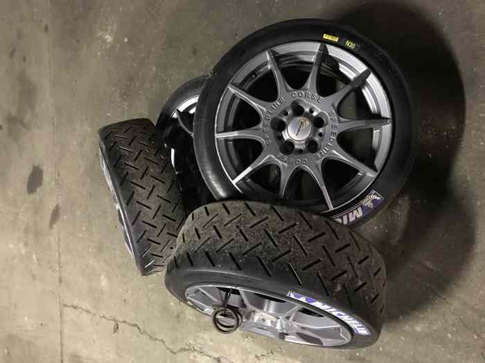 Jante Speedline Corse 17 + Michelin n30 neufs