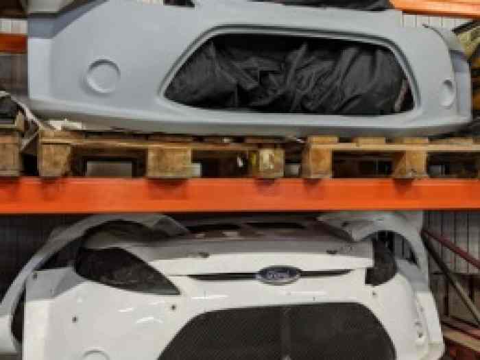 Carrosserie avant complète polycar t3f, fiesta mk7 phase 1 +1 bouclier neuf
