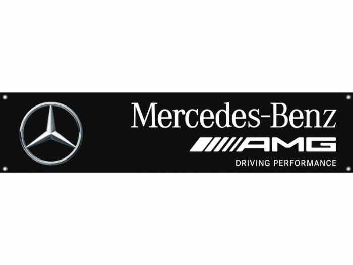 Bannière Mercedes AMG 1300 x 300mm