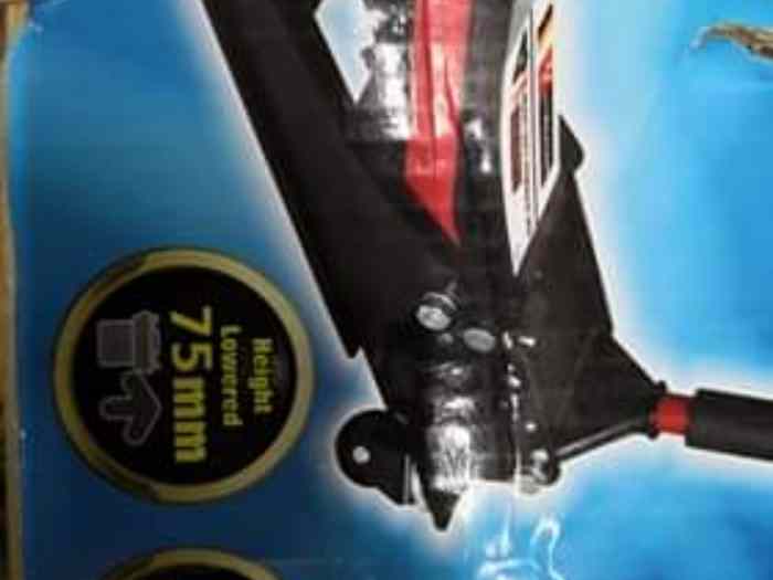 Cric de levage 4 tonnes ultra plat double piston 2