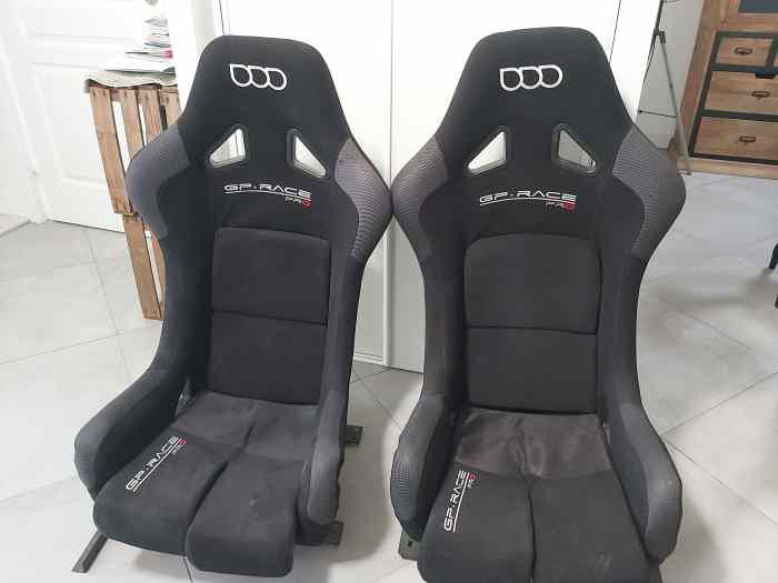2 sieges baquets fibre GP RACE PRO homologues fin 2020