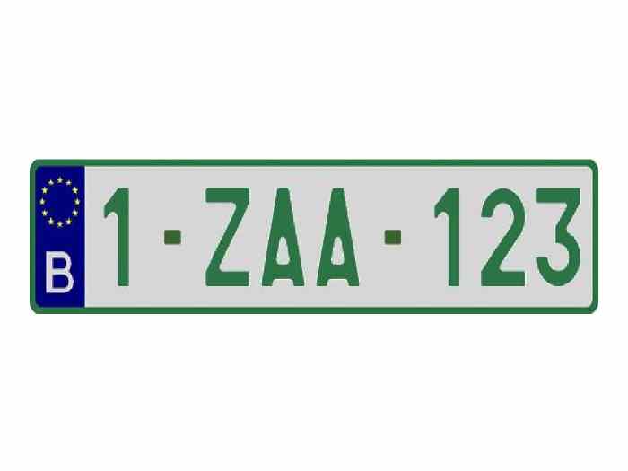 Prestation avec plaque garage 1-ZZZ-123 0