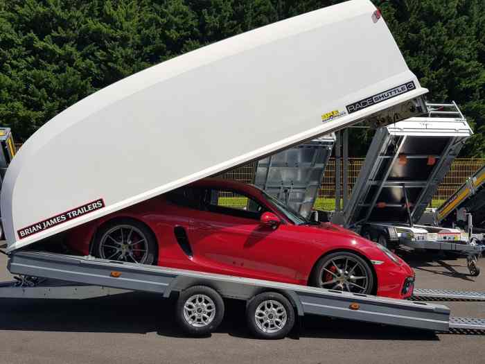 Remorque fermée porte voiture brian james rs3 0