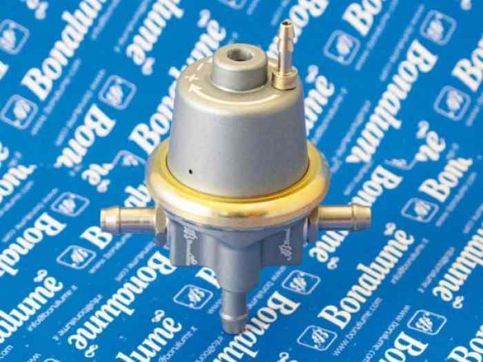Régulateur de pression d’essence asymétrique double sortie “Bonalume RPBFAL2-GOLD” pour Lancia Thema V6 & Maserati Biturbo, Shamal 0