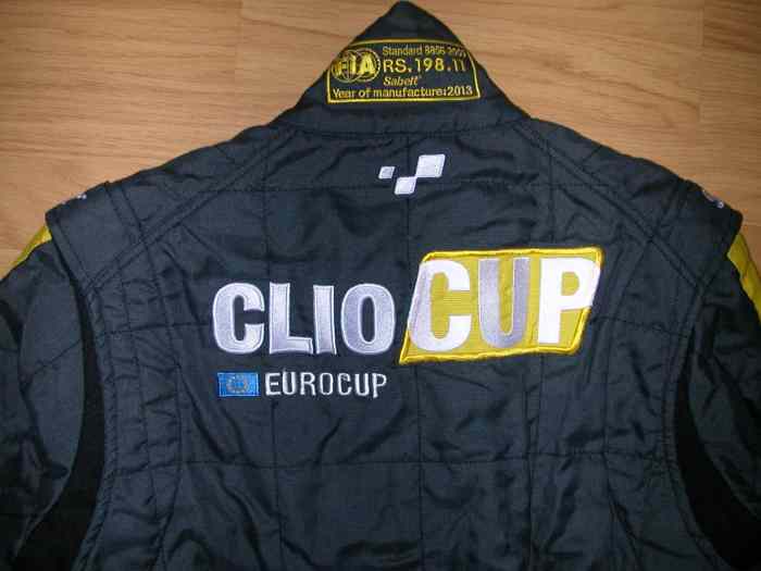 Combinaison Renault Clio Eurocup Sabelt taille 54 1