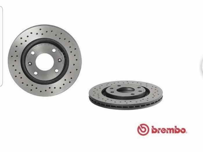 Disque brembo ventilés peugeot 206 306...