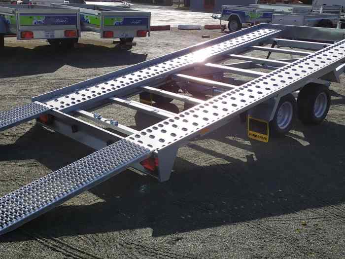 Remorque Porte Voiture Humbaur roue dessous 3