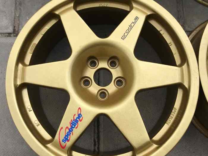 Jantes Originale Groupe A/WRC Impreza - Subaru WRC Speedline 6 spoke SL856 Mag Wheels 8x18 0