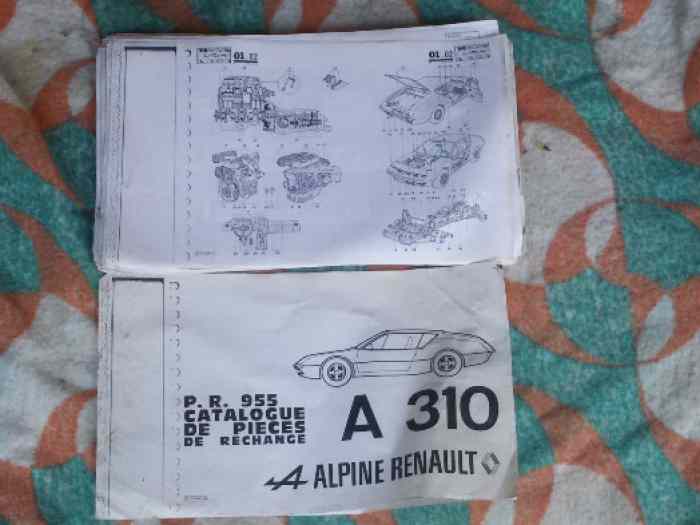 Catalogue de pièce auto ALPINE 310