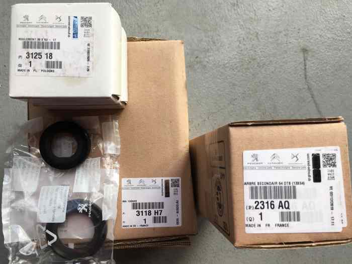 Boitier différentiel +couple ultra court 13X64 renforcé neuf MA saxo/106 0