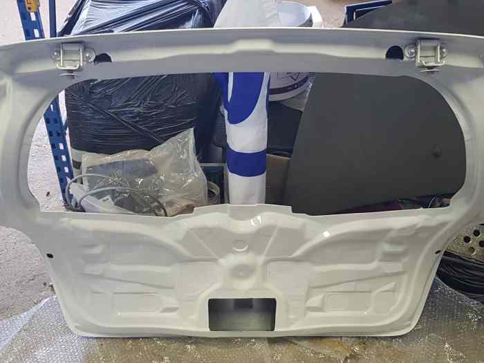 Hayon coffre malle Renault Clio 3 rs fibre 1