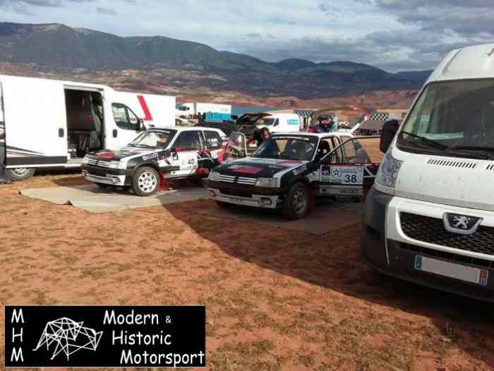 M.H.M vous propose une 205 GTI groupe A VHC version terre en location 2