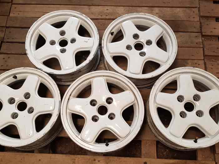 Lot de 5 jantes Peugeot 106 XSI en 14