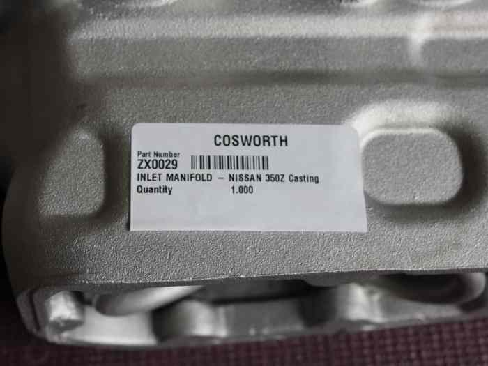 Collecteur admission COSWORTH 350Z Nissan VQ35 2