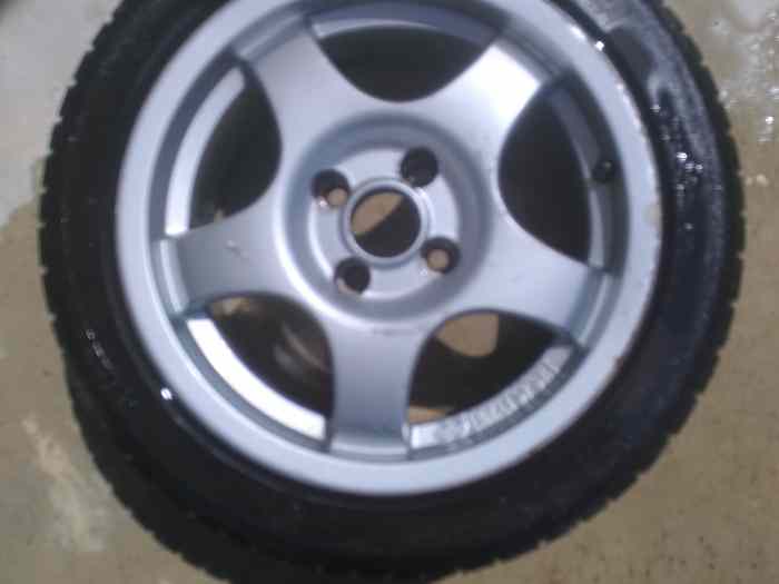 Set de 4 jantes enkei 4x100 15x7 et36 4
