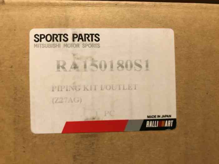 Kit durites alu RALLIART Colt CZT 1.5 Turbo GrN 1