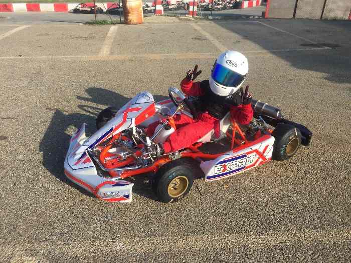 châssis EXPRIT karting enfant minime 7 à 11 ans révisé acheté 2019 facture d