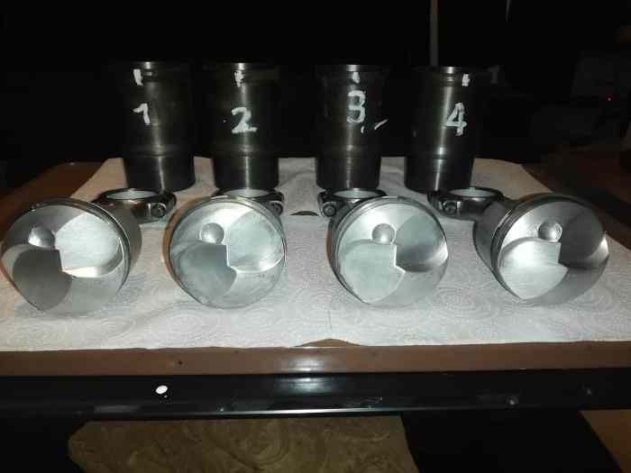 brade top moteur TU3 F2000/12 1397cm3, pistons forgés, aac et culasse au top, à remonter 3