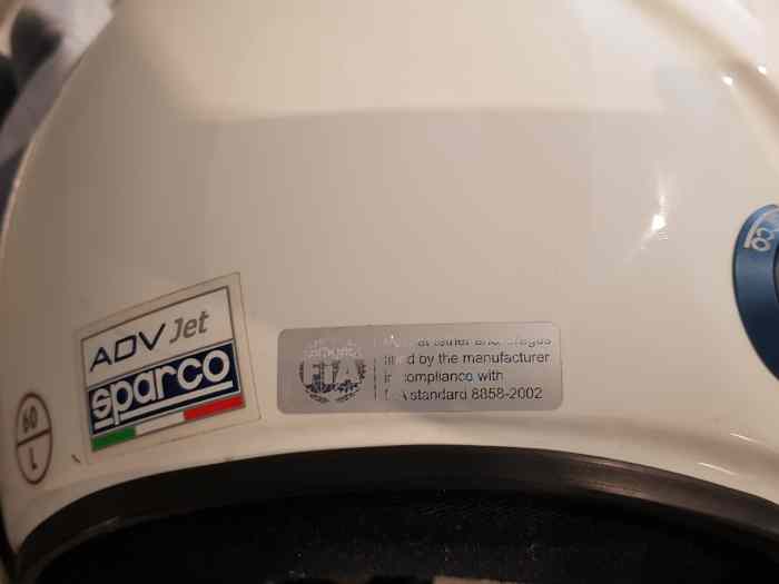Casque Sparco homologué T60 radio intégrée 1