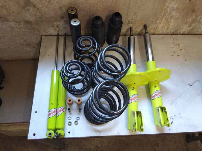 Amortisseurs Viarouge circuit + ressorts Eibach Clio 2 RS 0
