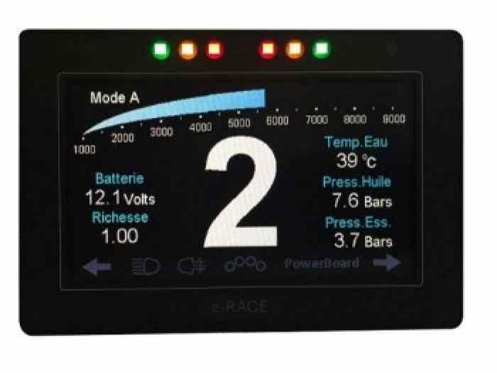 DASHBOARD E-RACE