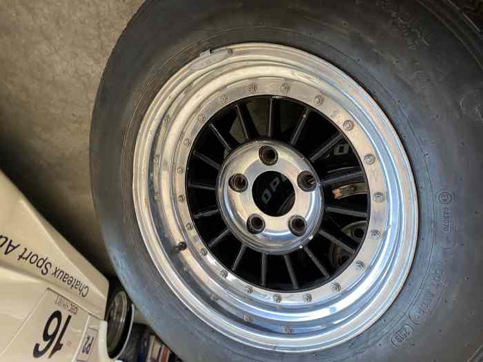 5 jantes 15 pouces BMW 635 CSI Groupe A (2x 9 pouces et 3x 8 pouces) jantes seules sans pneus 2