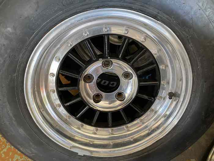 5 jantes 15 pouces BMW 635 CSI Groupe A (2x 9 pouces et 3x 8 pouces) jantes seules sans pneus 0