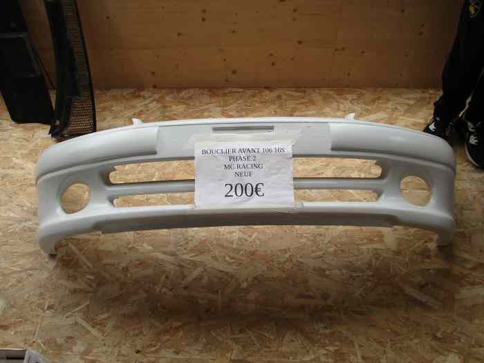 Pare choc en fibre peugeot 106 phase 2