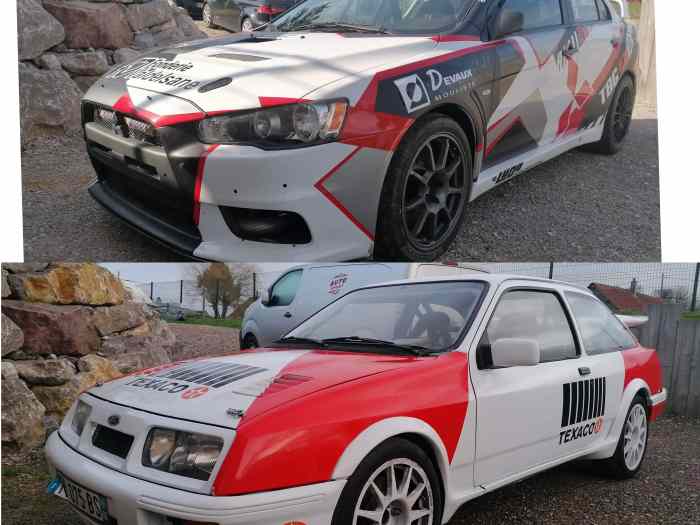 Mits Evo x full grn et Sierra gra échange