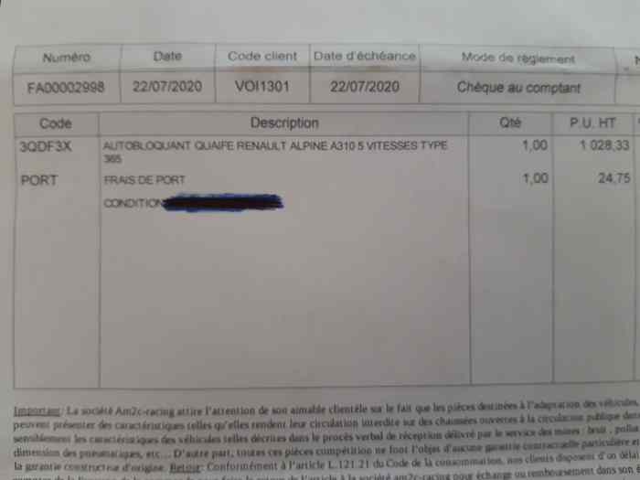 autobloquant quaife neuf boite 365