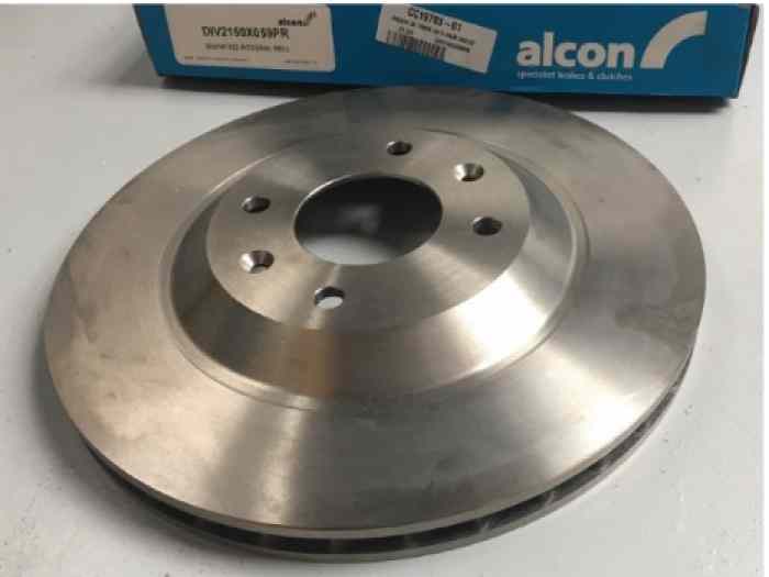 Disque de frein neuf alcon 207 R3t terre ou 206 volant 0