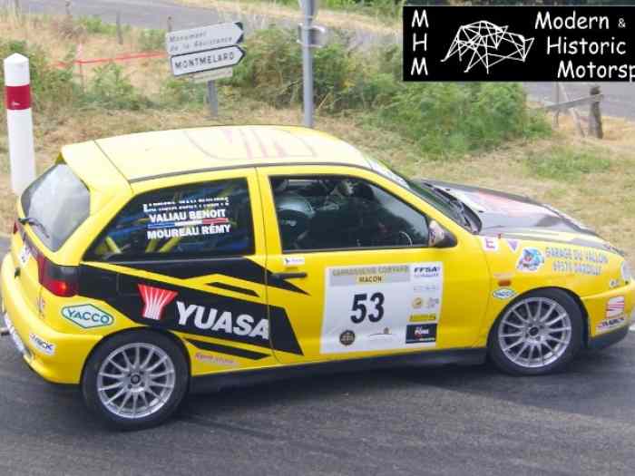 SEAT IBIZA TOP groupe N version asphalte en location 4