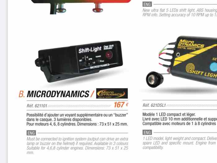 Shiftlight Microdynamics Oreca 1