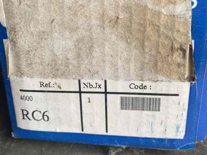 Plaquette Carbone Lorraine - RC6 CL-4000 1