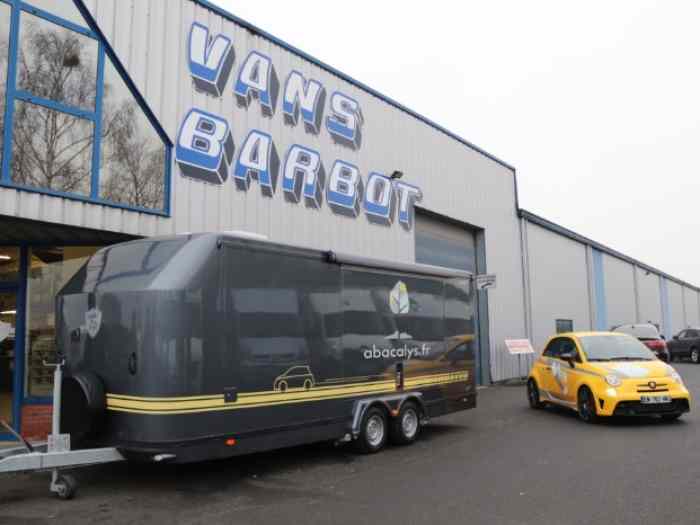 Remorque porte-voiture jumbo avec home car 2