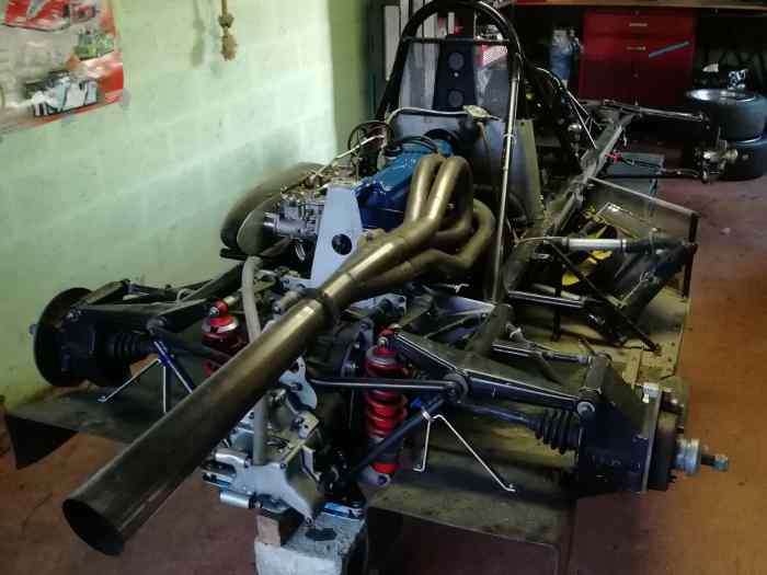 Formule super Ford vandiemen rf 83 moteur Burton 3
