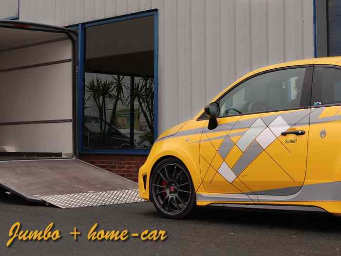 Remorque porte-voiture jumbo avec home car 0