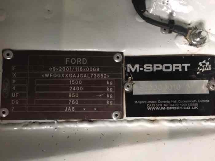 Ford Fiesta S2000 4X4 Numéro de carrosserie 31 4