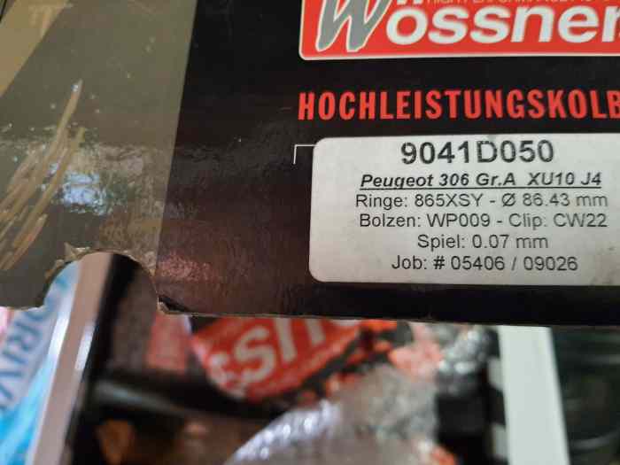 Pieces Moteur Peugeot XU10J4 et XU10J4rs 3