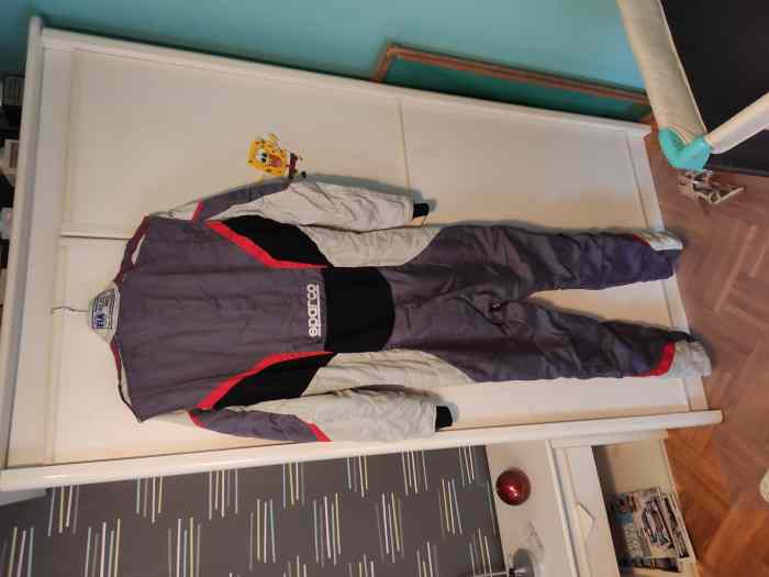 Combinaison De Course Turner Motorsport Sparco - Taille 60, Portée En 2016 (IMSARolex 24) - Occasion Bon état