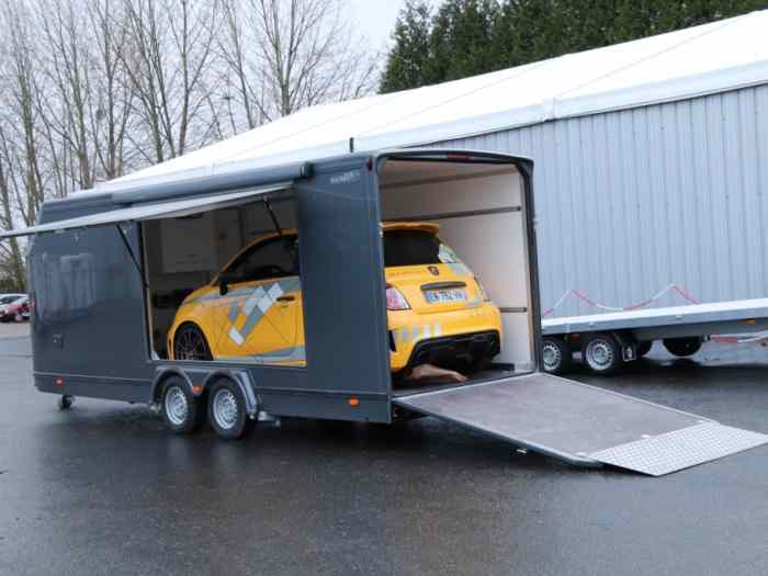 Remorque porte-voiture jumbo avec home car 5